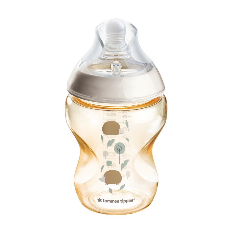 【公價貨品】NATUAL START 260ML PPSU 印花奶瓶附超級柔軟中流量奶嘴