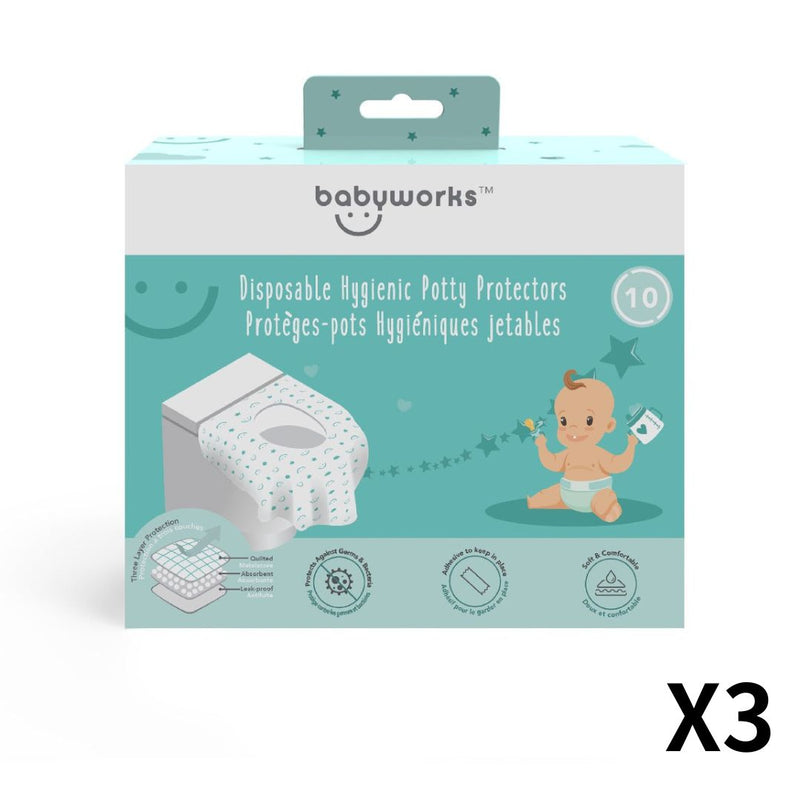 BABYWORKS 即棄座廁套 - 10片 X3件