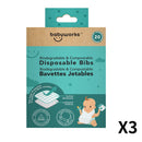 BABYWORKS即棄口水肩 - 20塊 X3件