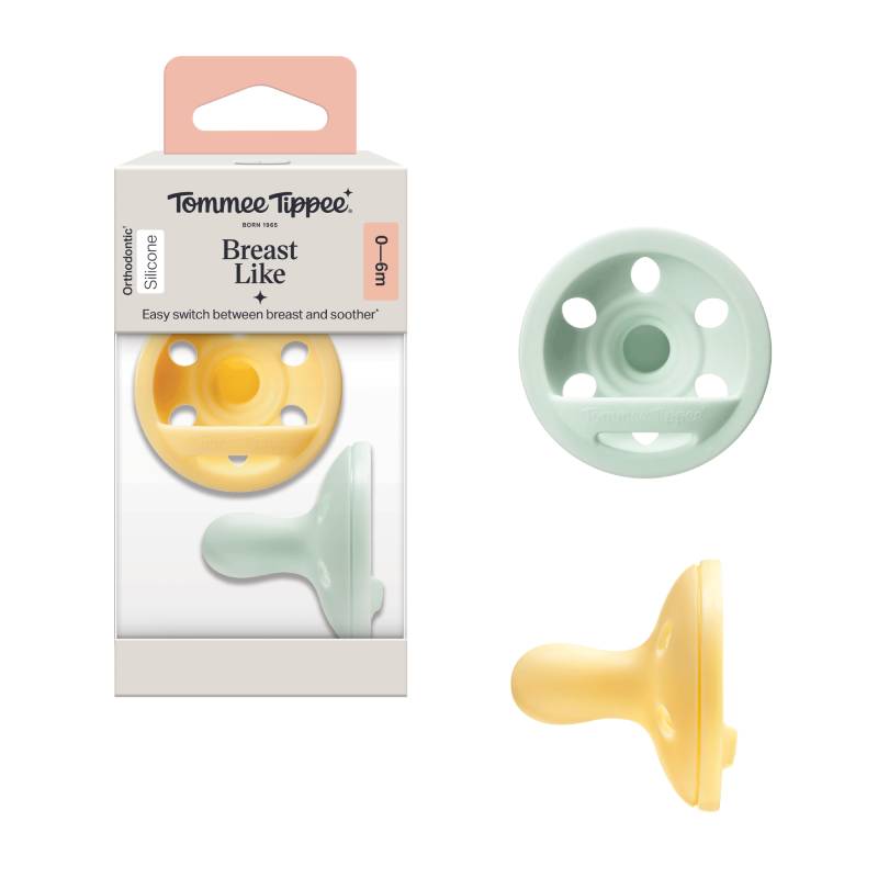 【公價貨品】TOMMEE 0-6個月仿乳型安撫奶嘴 (2個裝)