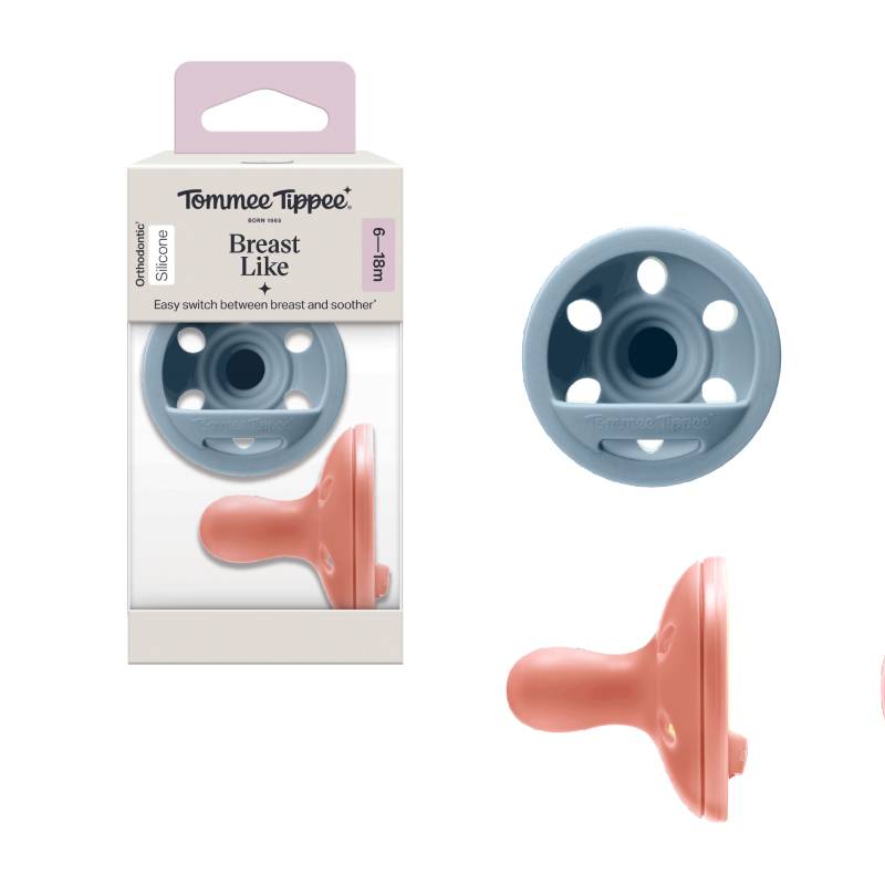 【公價貨品】TOMMEE 6-18個月仿乳型安撫奶嘴 (2個裝)
