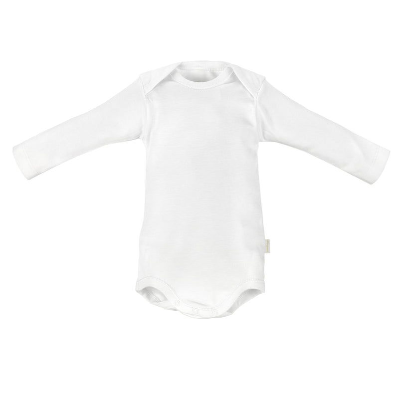 純棉嬰兒長袖內衣 T.18 (白色)