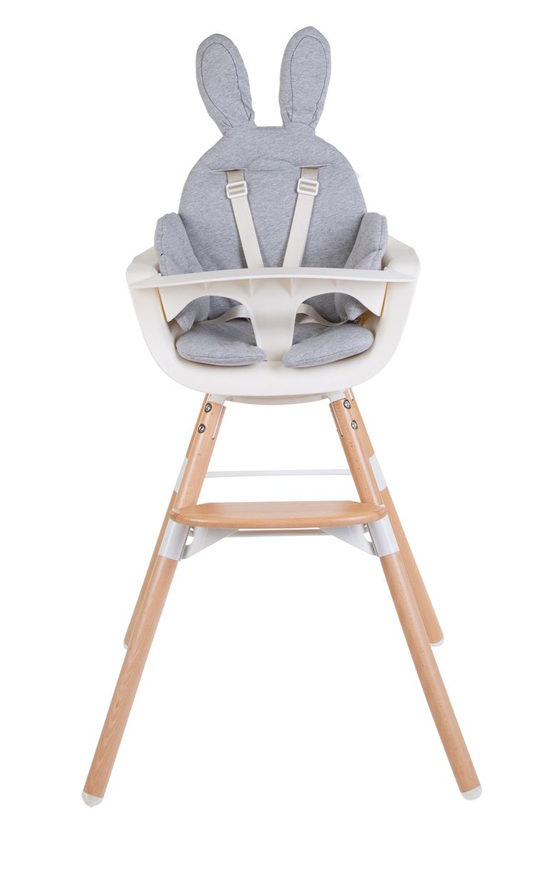 CHILDHOME EVOLU ONE.80旋轉 成長餐椅連兔仔造型坐墊