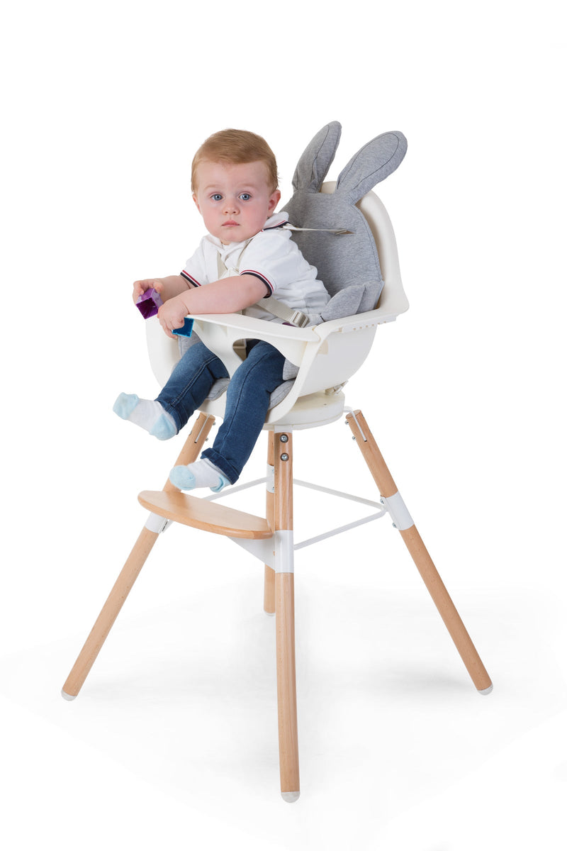 CHILDHOME EVOLU ONE.80旋轉 成長餐椅連兔仔造型坐墊