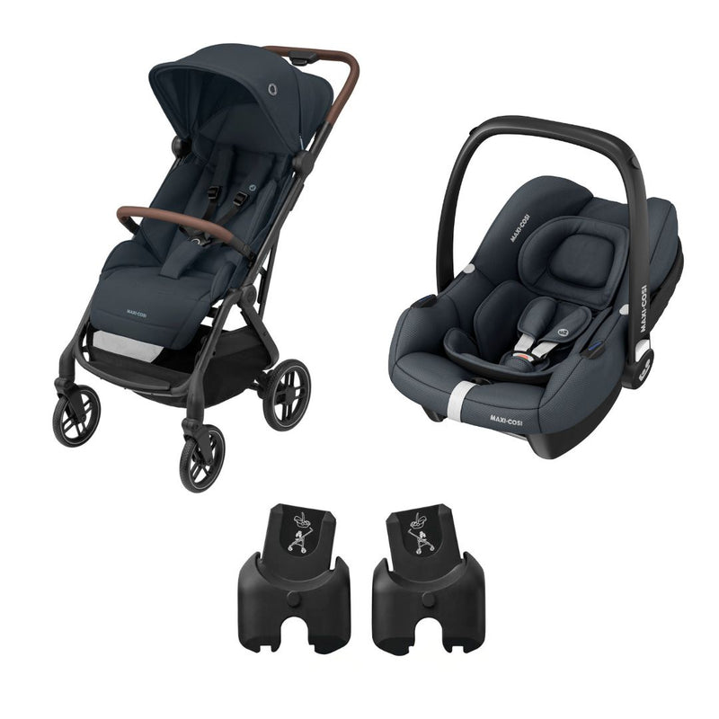 SOHO 手推車配Cabriofix i-size 汽車座椅套裝 送LEONA 接駁器
