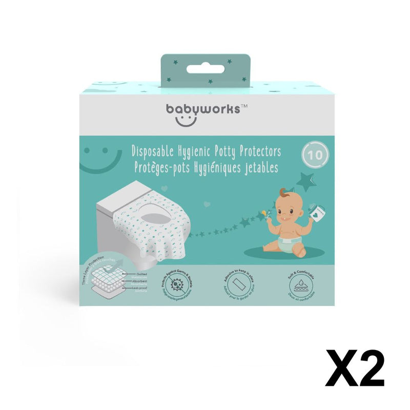 BABYWORKS 即棄座廁套 - 10片 X2件