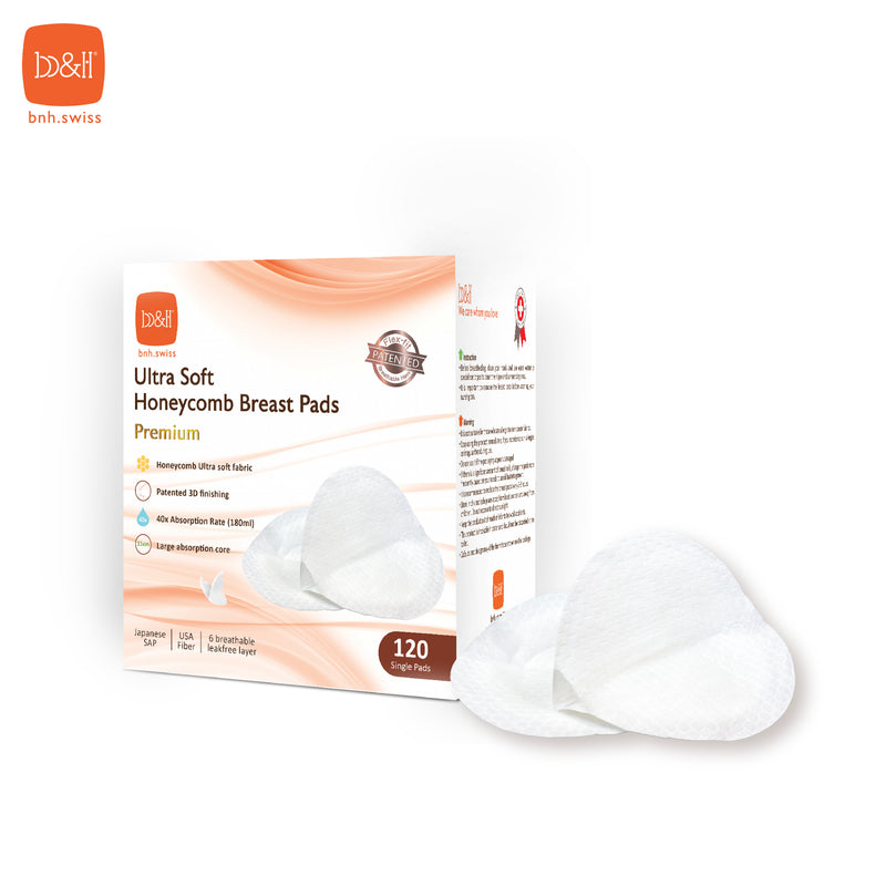 【公價貨品】B&H 極柔優質蜂巢乳墊 (1盒120片)