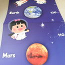 CURIOS 兒童太空身高尺