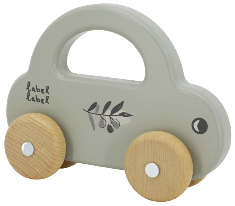 LABEL LABEL 木製小汽車玩具