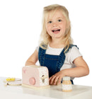 LABEL LABEL 木製多士爐玩具-粉紅/卡其