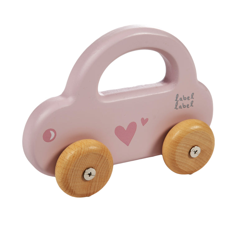 LABEL LABEL 木製小汽車玩具
