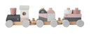LABEL LABEL 木製層層疊火車-粉藍/粉紅