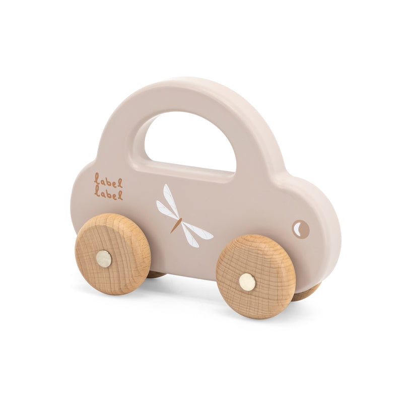 LABEL LABEL 木製小汽車玩具-卡其