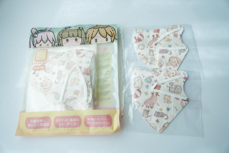 【公價貨品】藍仕德 兒童三層立體圖案口罩 10個裝 (Zoo-A/Baby Toy-C)(獨立包裝) *款式隨機發貨