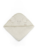 BAMBOOM 嬰兒連帽浴巾100X100CM-樹熊/灰色