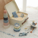 MOONKIE 寶寶探索感官玩具禮盒 (恐龍海藍/兔子霧粉)