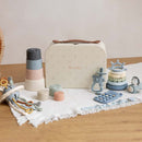 MOONKIE 寶寶探索感官玩具禮盒 (恐龍海藍/兔子霧粉)