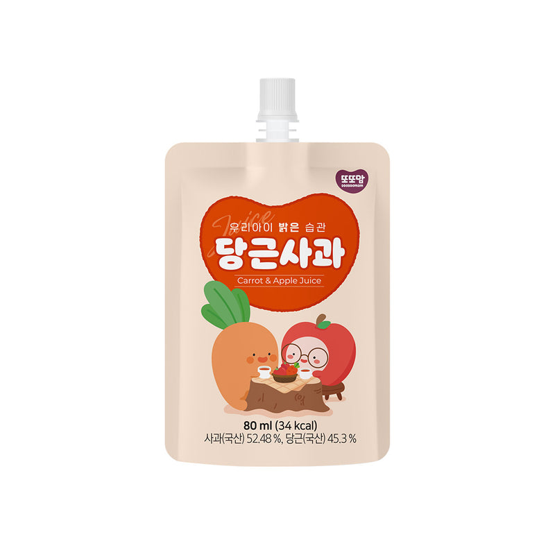 DDODDOMAM 胡蘿蔔蘋果汁 (5包裝)