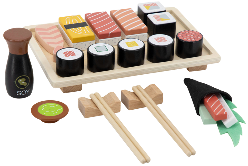 TRYCO 木製壽司併盤玩具
