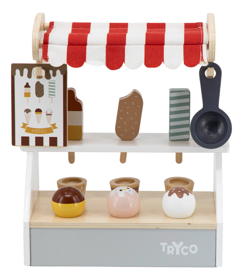 TRYCO 木製雪糕車玩具