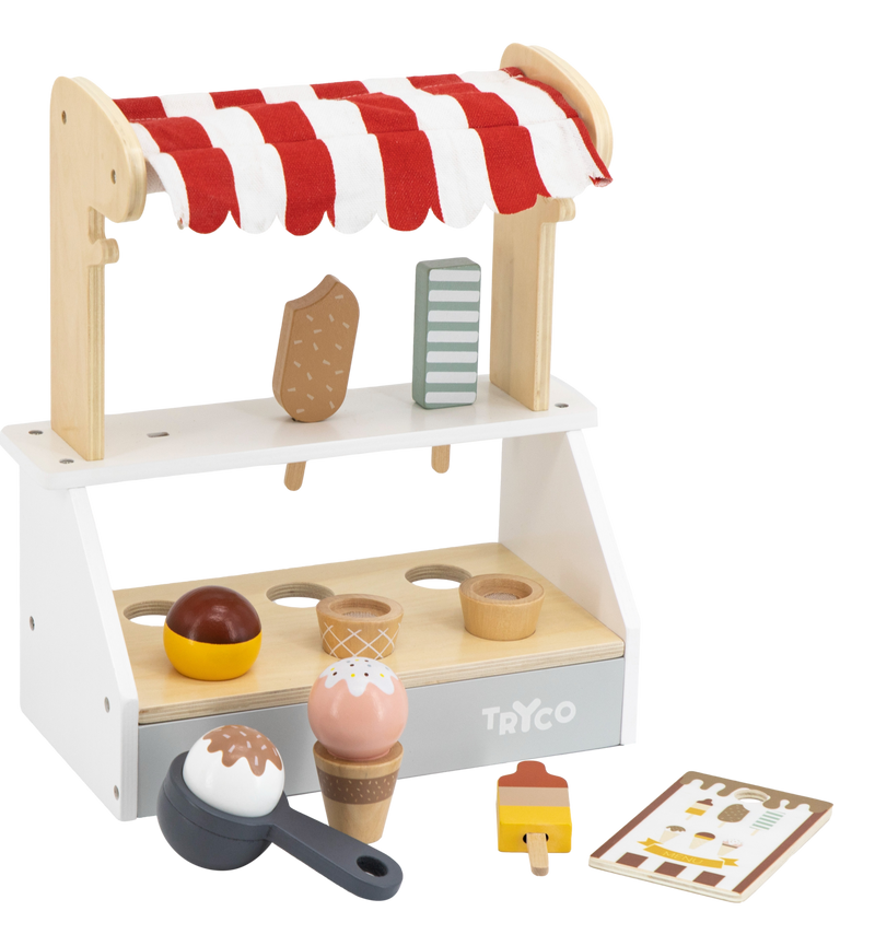 TRYCO 木製雪糕車玩具