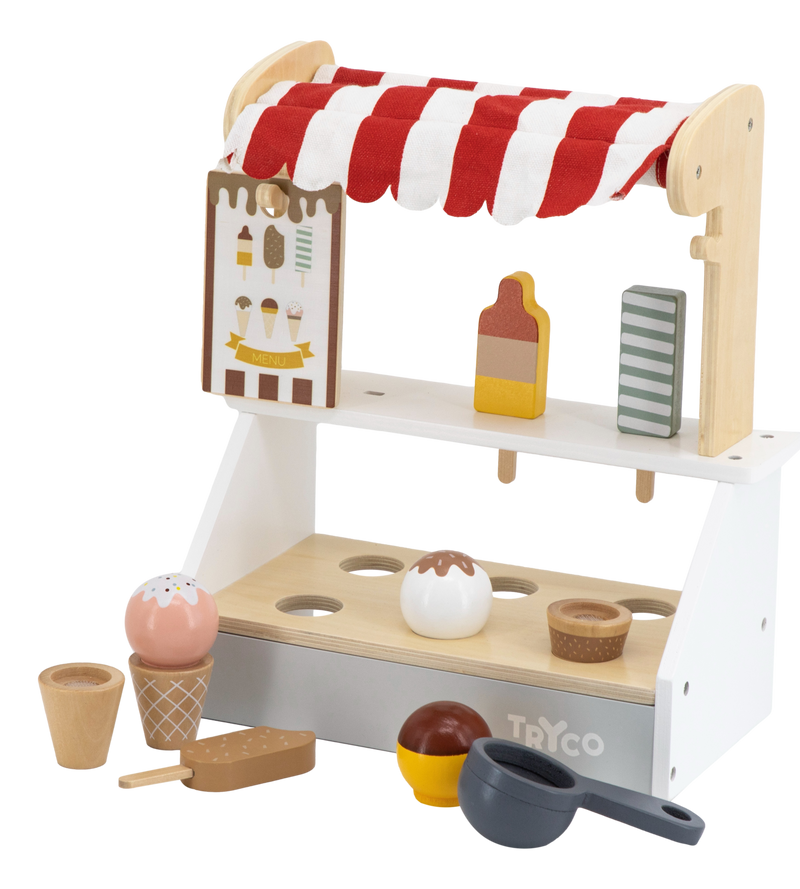 TRYCO 木製雪糕車玩具