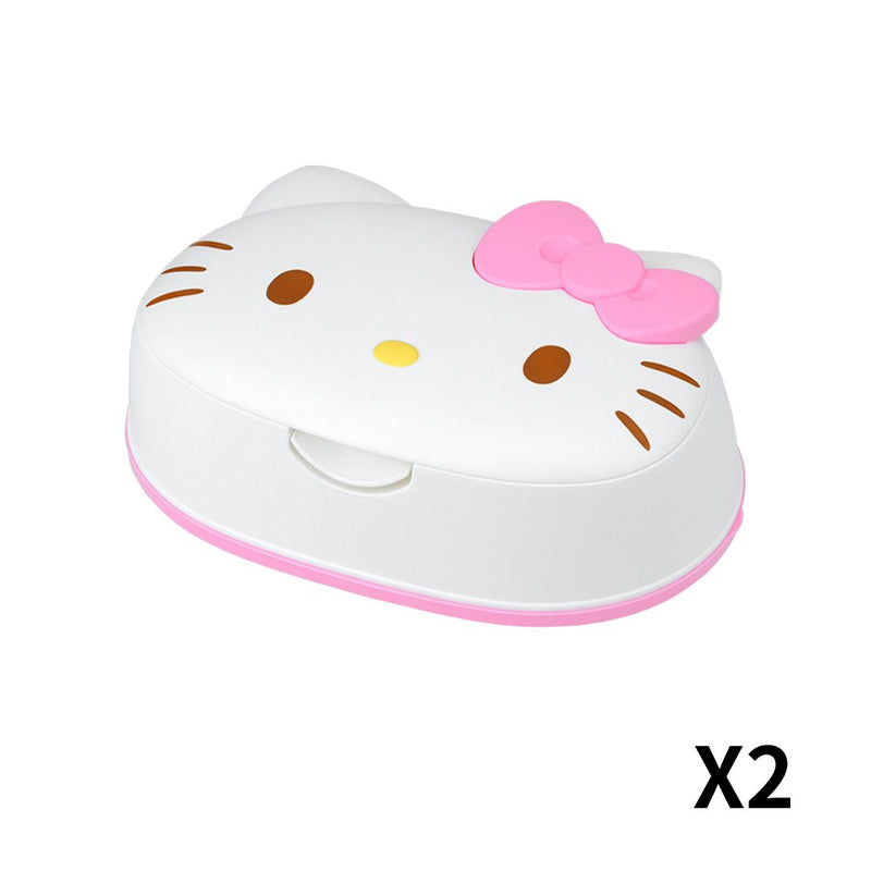 【公價貨品】LEC Hello Kitty 99.9% 純水濕紙巾80片裝連盒 X2件