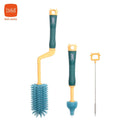 【公價貨品】b&h 奶瓶刷3合1套裝, 奶瓶刷, 奶嘴刷, 吸管刷