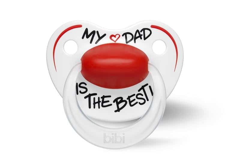 Happiness Mum/Dad 拇指型奶嘴 (0-6M) MY DAD IS THE BEST 最佳爸爸