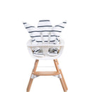 EVOLU ONE.80 天使造型坐墊 (海軍藍間條)