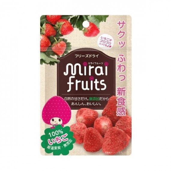 【公價貨品】MIRAI FRUITS (士多啤梨果乾)(8g)(9M+)