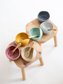 「北歐海浪」系列矽膠食具套裝