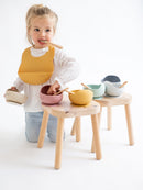 「北歐海浪」系列矽膠食具套裝