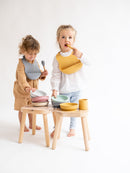 「北歐海浪」系列矽膠食具套裝