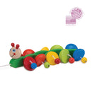 木製毛毛蟲手拉車