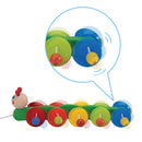 木製毛毛蟲手拉車