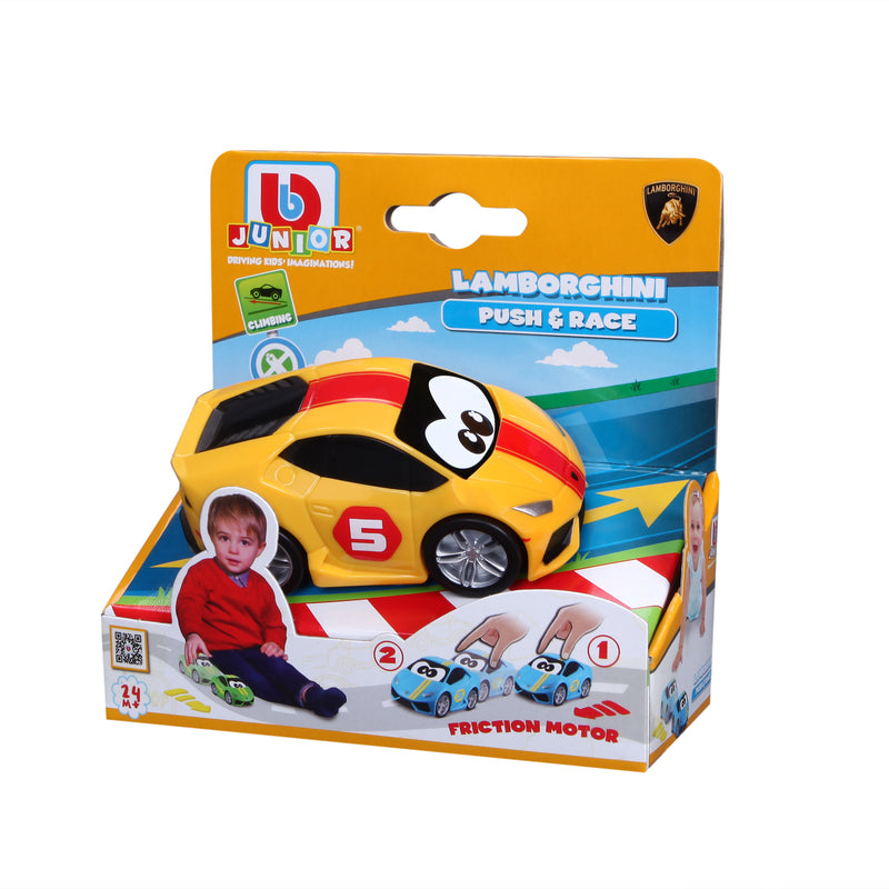 LAMBORGHINI ASST PUSH & RACE 玩具車 (顏色隨機)