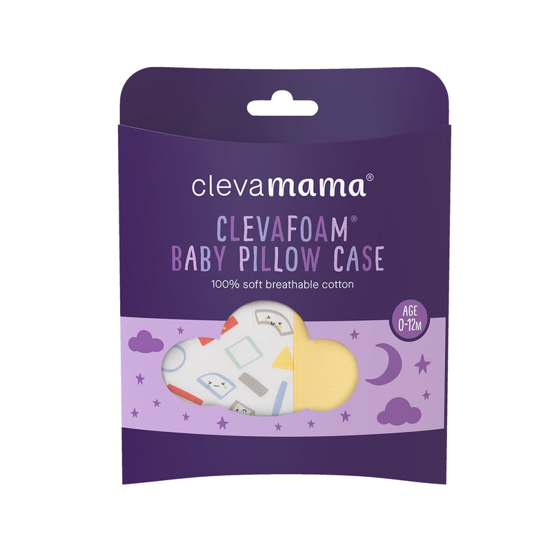 【超值組合】CLEVAFOAM 嬰兒枕頭+替換枕頭套2個