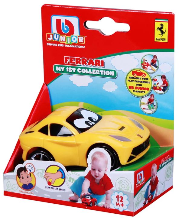 FERRARI ASST MY 1ST COLLECTION F12BERLINETTA 玩具車 (紅/黃色 隨機發貨)