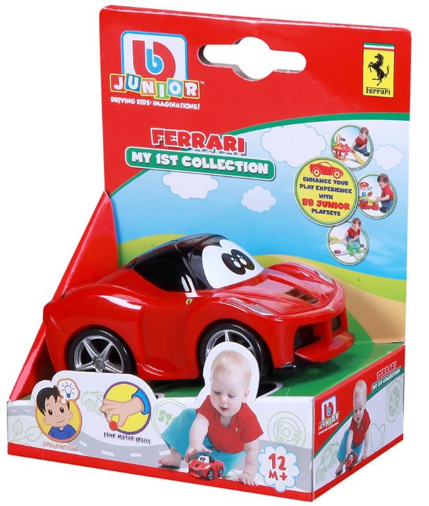FERRARI ASST MY 1ST COLLECTION F12BERLINETTA 玩具車 (紅/黃色 隨機發貨)
