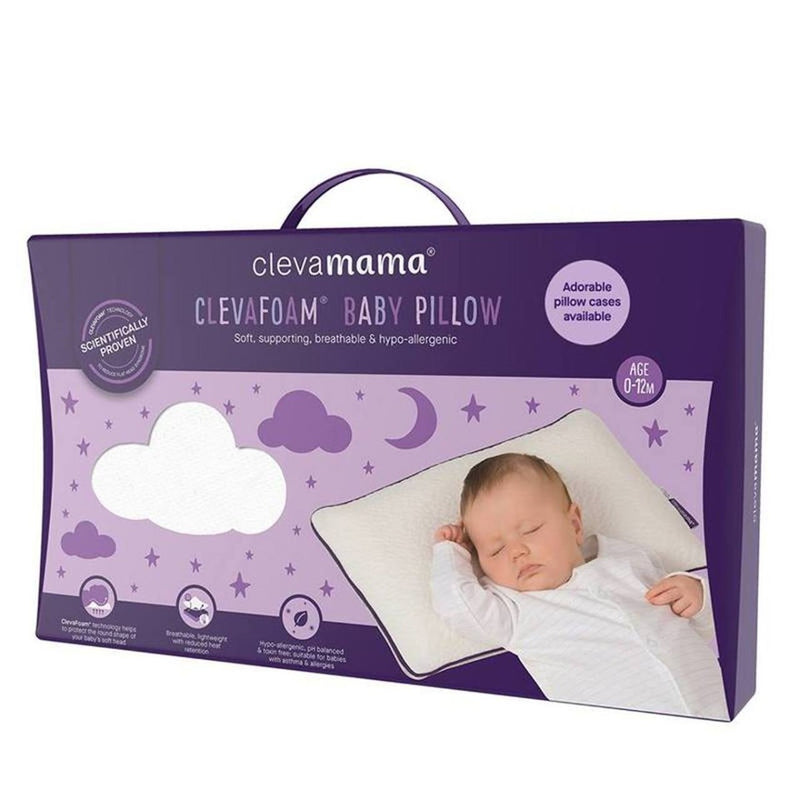 【人氣最高】CLEVAMAMA 兒童、嬰兒枕頭及替換枕頭套