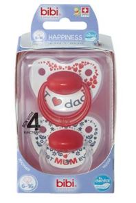 HAPPINESS MUM/DAD 拇指型孖裝玩咀連多功能消毒盒 (0-6M) / (6-16M) / (16M+)