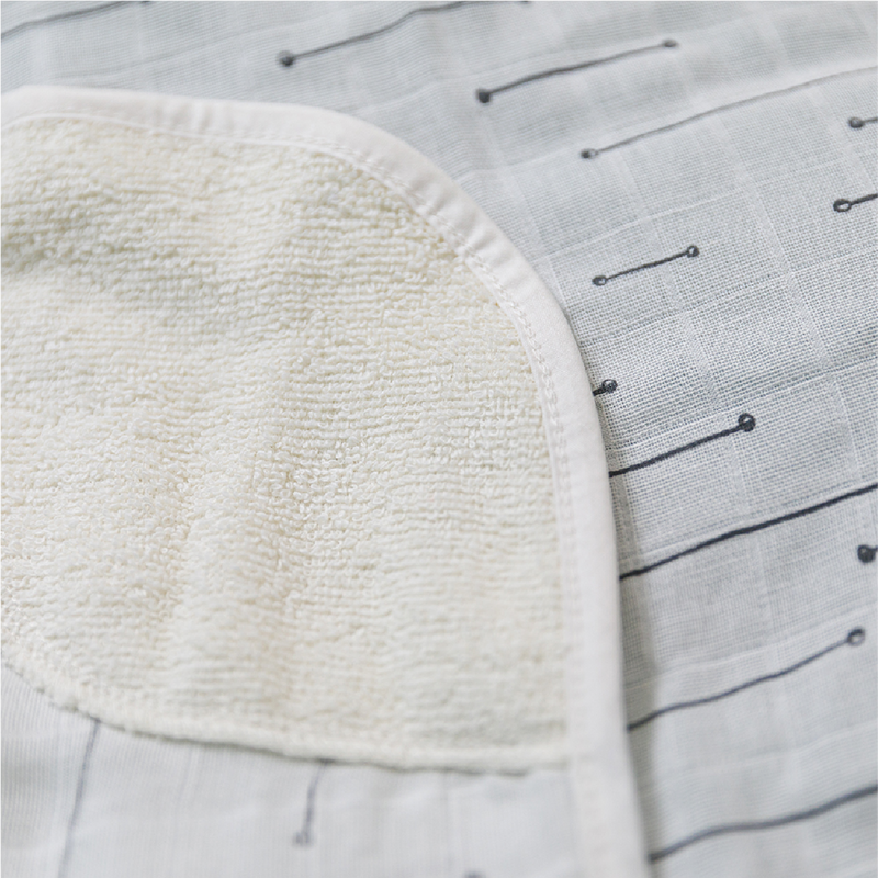 哺乳圍巾 (透氣棉製，底部角落有毛巾布)