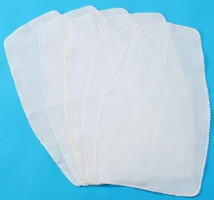 嬰兒背部吸汗紗巾 (5件裝)