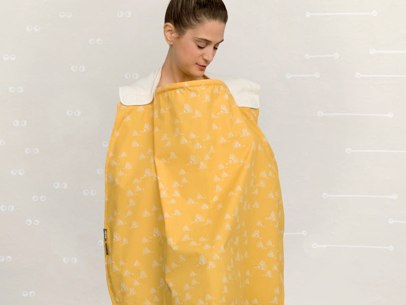 [自選2件] 哺乳圍巾 (透氣棉製，附2塊拍嗝巾)  2 件裝