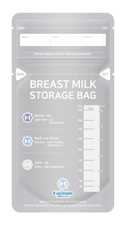 【公價貨品】感溫即棄母乳儲存袋180ml (30個)